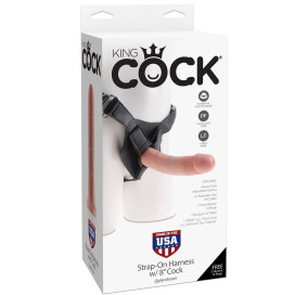 HARNAIS KING COCK BITE DE 8 "