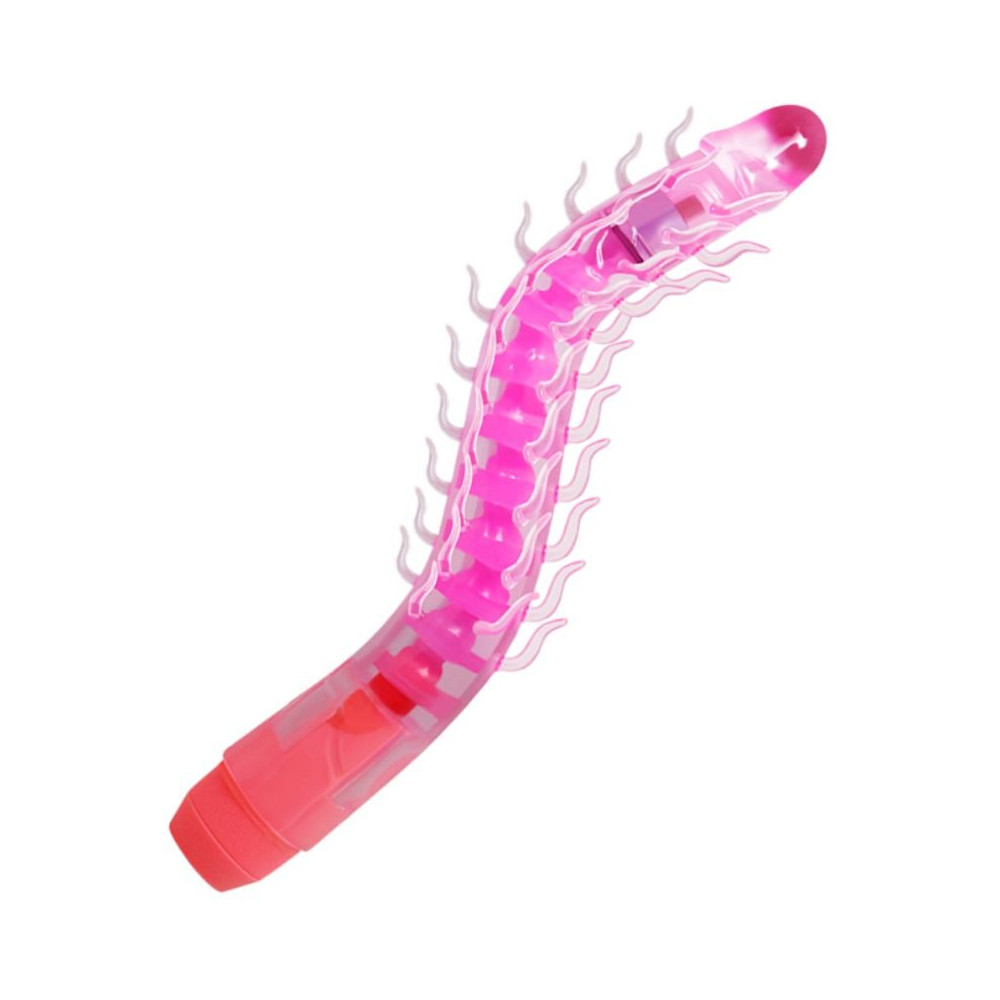 FLEXI VIBE SENSUAL SPINE DILDO VIBRANT PLIABLE 23.5 CM