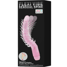 FLEXI VIBE SENSUAL SPINE PLIABLE VIBRANT VIOLET 23.5 CM