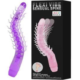 FLEXI VIBE SENSUAL SPINE PLIABLE VIBRANT VIOLET 23.5 CM