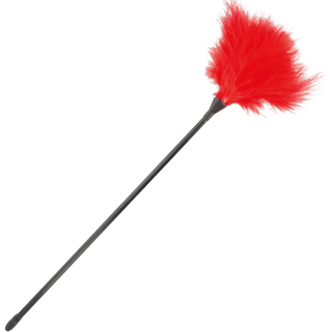 PLUME ROUGE FONCÉ 42CM