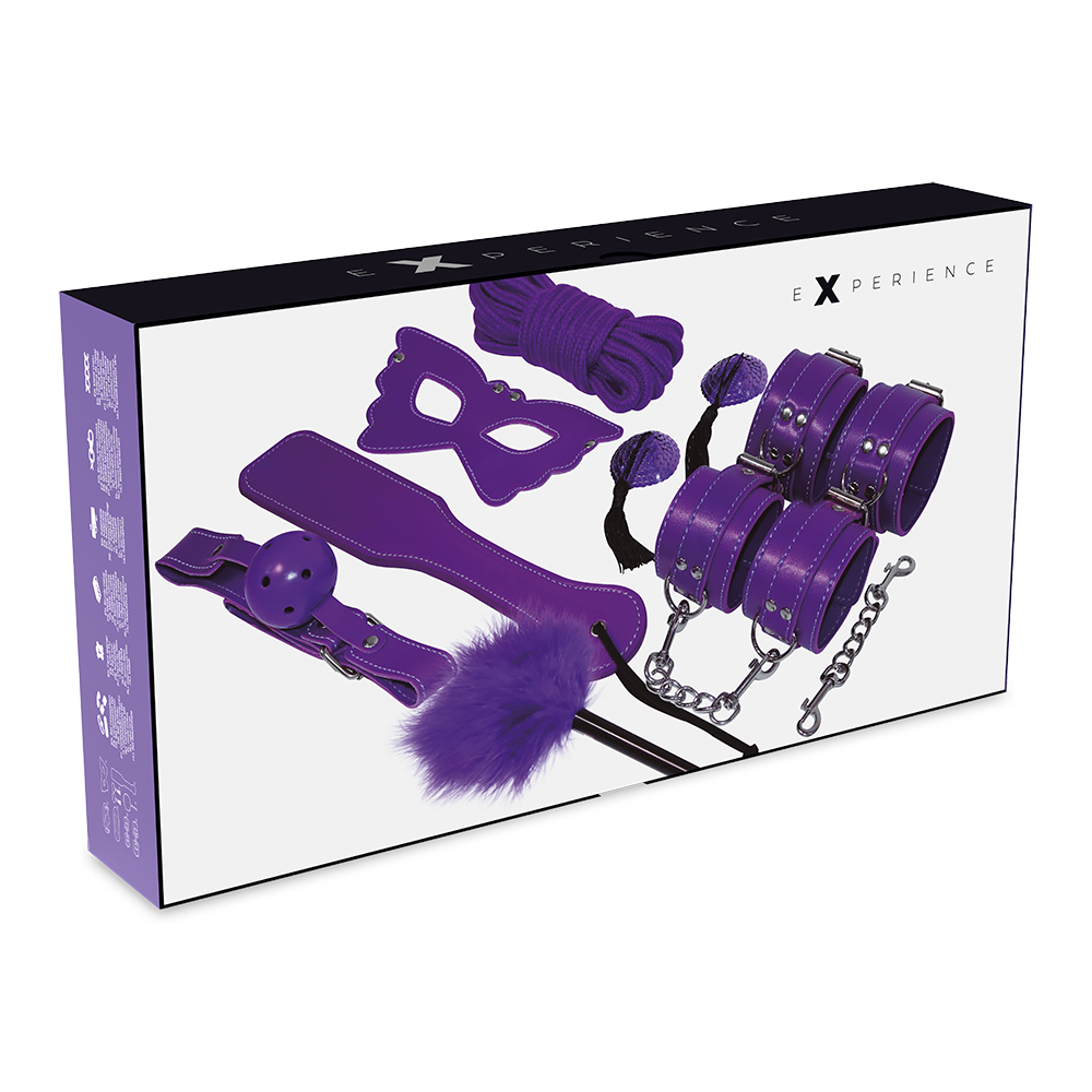 EXPERIENCE BDSM FETISH KIT PURPLE SERIES