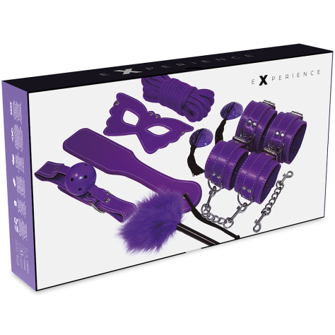 EXPERIENCE BDSM FETISH KIT PURPLE SERIES