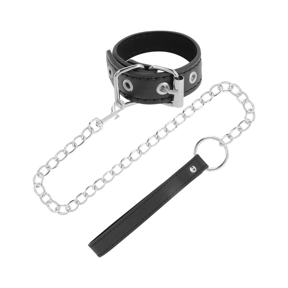 DARKNESS PENIS RING WITH STRAP