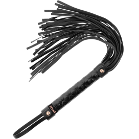 FLOGGER EN CUIR VEGAN BEGME BLACK EDITION