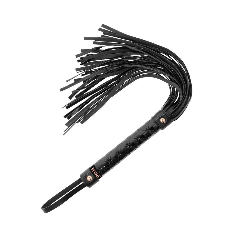 FLOGGER EN CUIR VEGAN BEGME BLACK EDITION