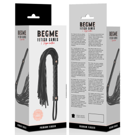 FLOGGER EN CUIR VEGAN BEGME BLACK EDITION