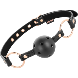 BEGME BLACK EDITION BALL GAG CUIR VEGAN