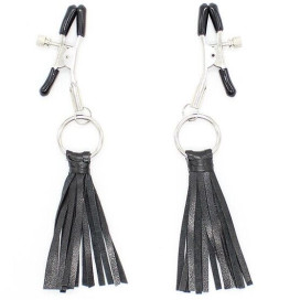 PINCES À TÉTONS OHMAMA FETISH PU TASSEL