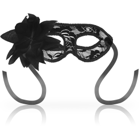 OHMAMA MASQUES DENTELLE ET FLEUR - NOIR