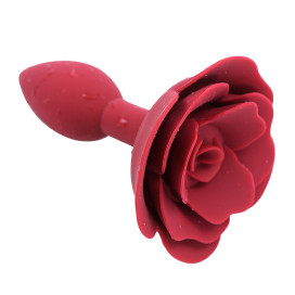 PLUG ANAL EN SILICONE OHMAMA FETISH ROSE - ROUGE