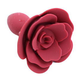 PLUG ANAL EN SILICONE OHMAMA FETISH ROSE - ROUGE