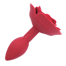 PLUG ANAL EN SILICONE OHMAMA FETISH ROSE - ROUGE