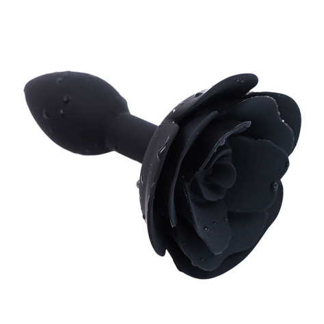 PLUG ANAL EN SILICONE OHMAMA FETISH ROSE - NOIR