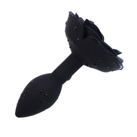 PLUG ANAL EN SILICONE OHMAMA FETISH ROSE - NOIR