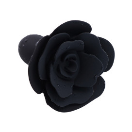 PLUG ANAL EN SILICONE OHMAMA FETISH ROSE - NOIR