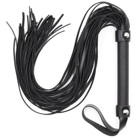 OHMAMA FETISH ARGENT RIVET FLOGGER