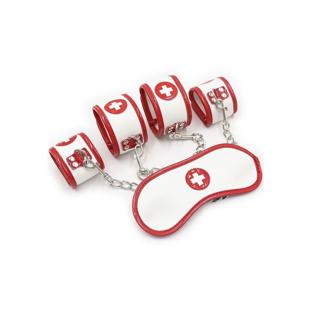 ENSEMBLE DE 3 PIÈCES OHMAMA FETISH MINI NURSE BONDAGE