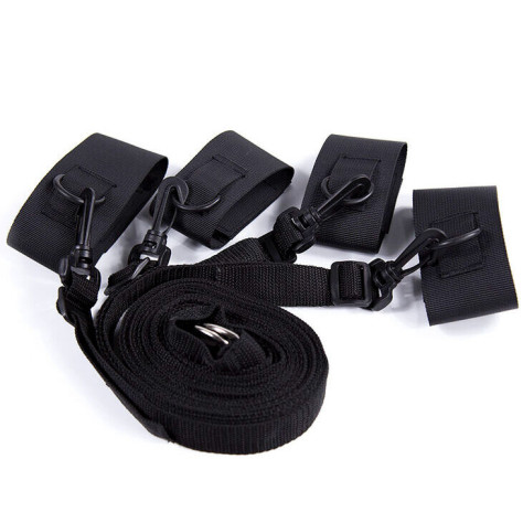 OHMAMA FETISH NYLON VELCRO LIT BONDAGE RETENUES