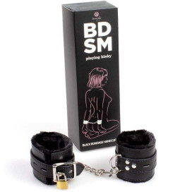 MENOTTES DE BONDAGE NOIRES SECRETPLAY - COLLECTION BDSM