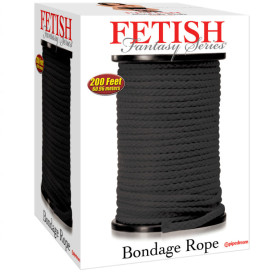 FETISH FANTASY SERIES BONDAGE ROPE NOIR 60,96 MÈTRES