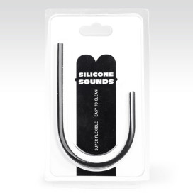 SONDE URÉTRALE EN SILICONE TOUT NOIR 8MM