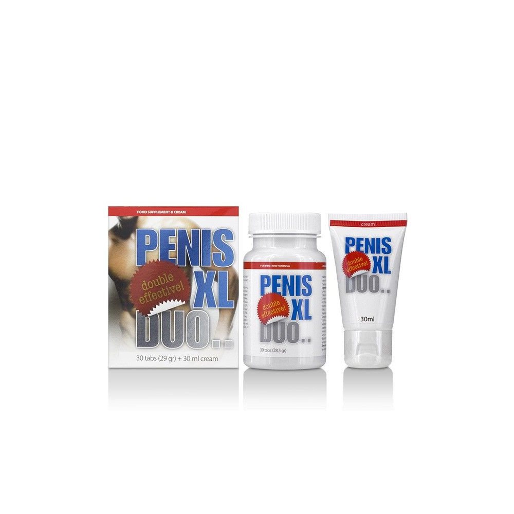 PENIS XL DUO PACK TABLETTES ET CRÈME /en/de/fr/es/it/nl/