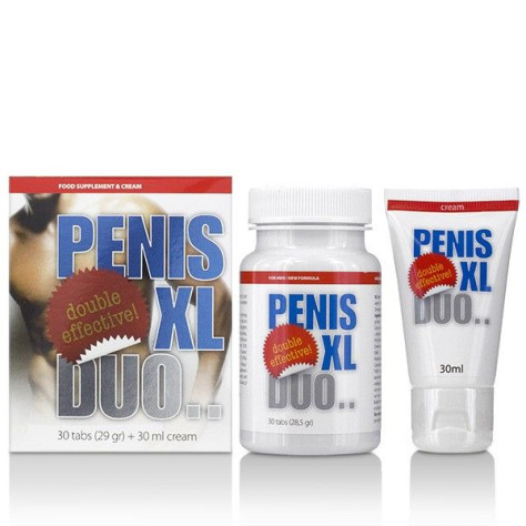 PENIS XL DUO PACK TABLETTES ET CRÈME /en/de/fr/es/it/nl/