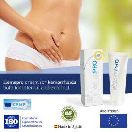 CRÈME HEMAPRO POUR LE TRAITEMENT DES HÉMORRHOÏDES