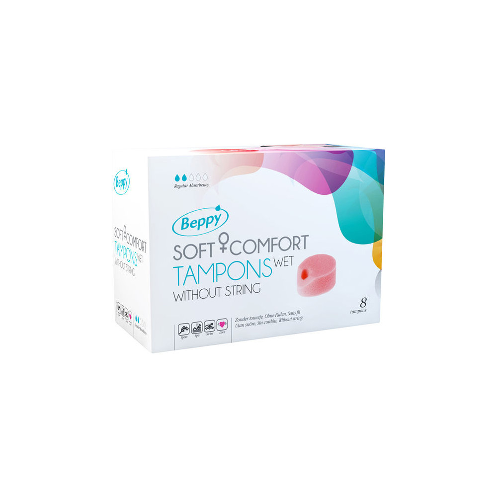 TAMPONS BEPPY SOFT CONFORT HUMIDE 8 UNITÉS