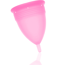 COUPE MENSTRUELLE STERCUP TAILLE L ROSE SILICONE FDA