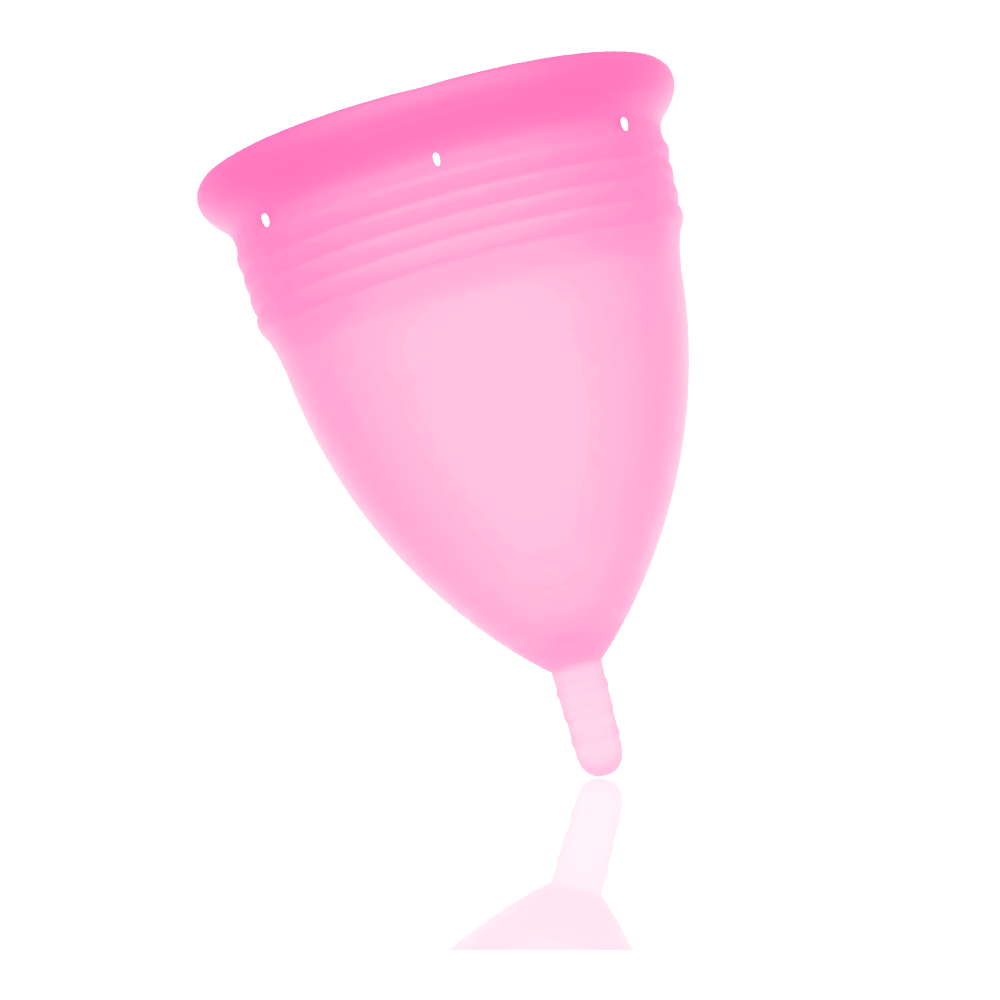 COUPE MENSTRUELLE STERCUP TAILLE L ROSE SILICONE FDA