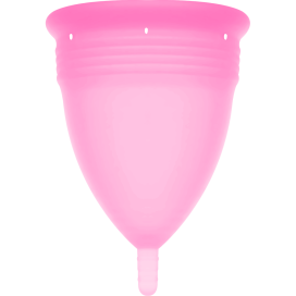 COUPE MENSTRUELLE STERCUP TAILLE L ROSE SILICONE FDA