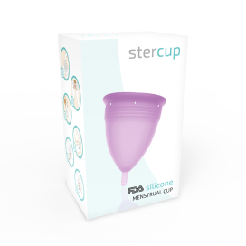 COUPE MENSTRUELLE STERCUP TAILLE L COULEUR VIOLET FDA SILICONE