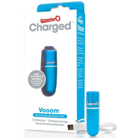 SCREAMING O BULLET VIBRANT RECHARGEABLE VOOOM BLEU