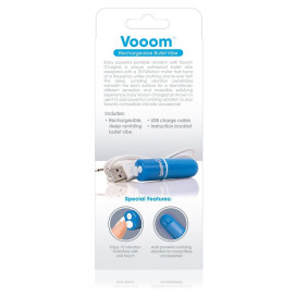 SCREAMING O BULLET VIBRANT RECHARGEABLE VOOOM BLEU