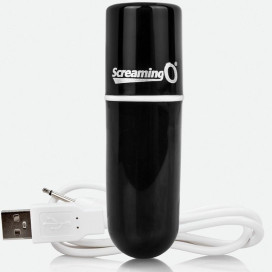 SCREAMING O BULLET VIBRANT RECHARGEABLE VOOOM NOIR