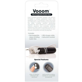 SCREAMING O BULLET VIBRANT RECHARGEABLE VOOOM NOIR