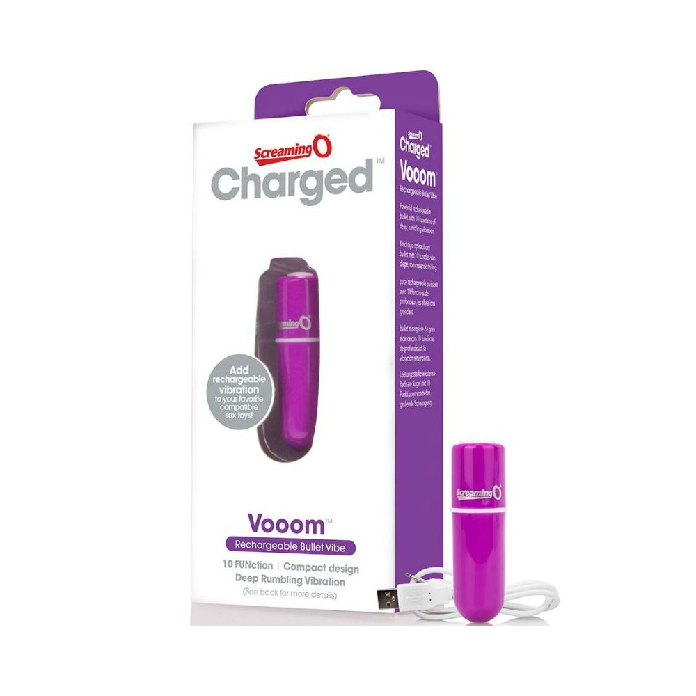 SCREAMING O BULLET VIBRANT RECHARGEABLE VOOOM VIOLET