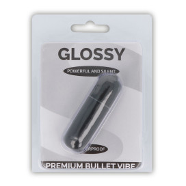 GLOSSY PREMIUM VIBE BALA VIBRADORA 10V BLACK