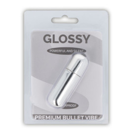 GLOSSY PREMIUM VIBE BALA VIBRADORA 10V SILVER