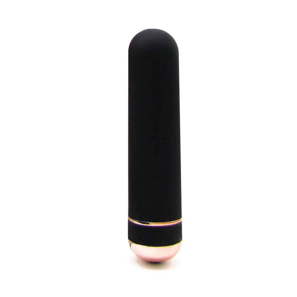 SANINEX ORGASMIC ELEGANCE - NOIR ET OR 13 CM