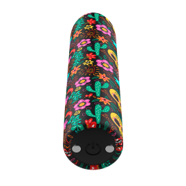 BULLETS PERSONNALISÉS BULLET RECHARGEABLE FLORAL 10 INTENSITIES