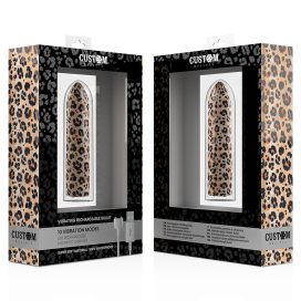 BULLETS PERSONNALISÉS BULLET RECHARGEABLE LEOPARD 10 INTENSITIES