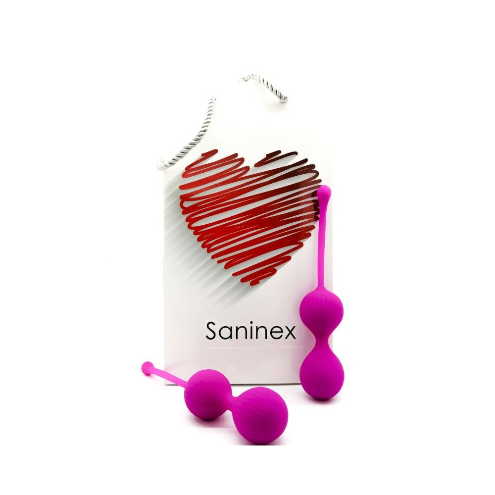 SANINEX BALLS DOUBLE INTELLIGENTE LILAS