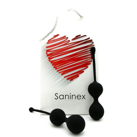 SANINEX BALLES DOUBLE INTELLIGENTE NOIR