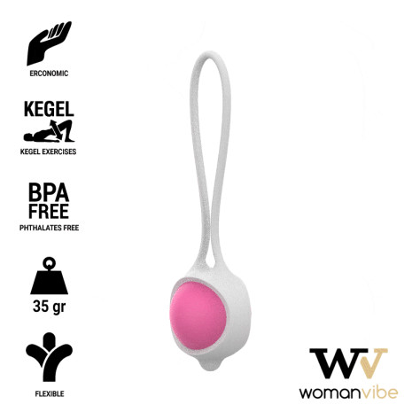 WOMANVIBE KEISY I BALL GEISHA SILICONE - ROSE