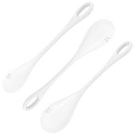 ENSEMBLE D''ENTRAÎNEMENT SATISFYER YONI POWER 1 - BLANC