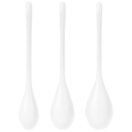 ENSEMBLE D''ENTRAÎNEMENT SATISFYER YONI POWER 1 - BLANC