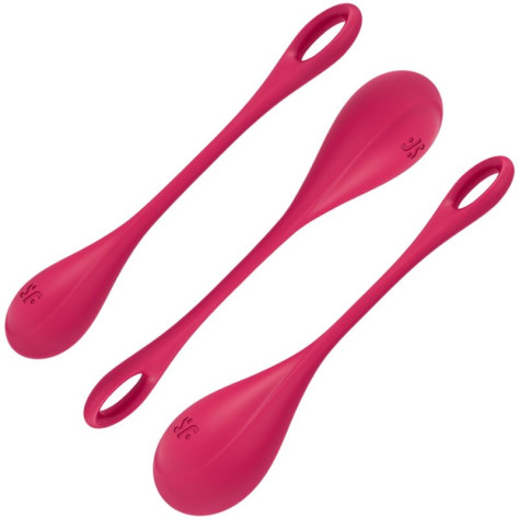 ENSEMBLE D''ENTRAÎNEMENT SATISFYER YONI POWER 1 - ROUGE